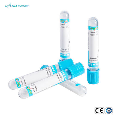 CASQUILLO AZUL aprobado del CE disponible del tubo de ensayo de la sangre de la coagulación del vacío