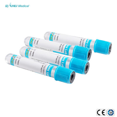 CASQUILLO AZUL aprobado del CE disponible del tubo de ensayo de la sangre de la coagulación del vacío