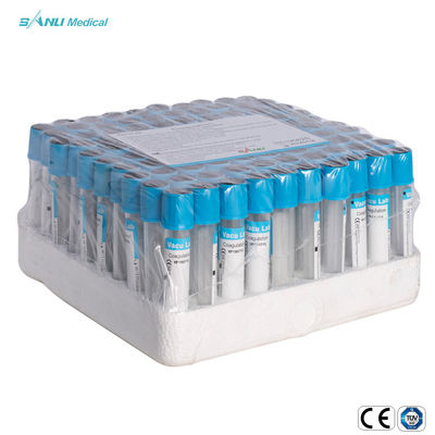CASQUILLO AZUL aprobado del CE disponible del tubo de ensayo de la sangre de la coagulación del vacío