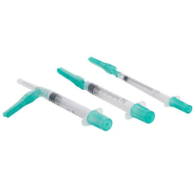 Jeringuilla médica 1ml/3ml 21G 22G de la colección de la sangre arterial de la seguridad estéril disponible
