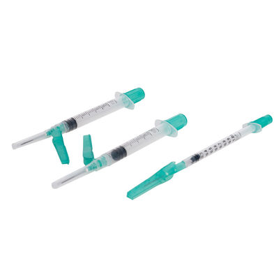Jeringuilla médica 1ml/3ml 21G 22G de la colección de la sangre arterial de la seguridad estéril disponible