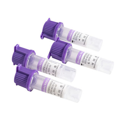 Lavanda aditiva del CE de la sangre de la colección del EDTA capilar disponible de los tubos K2