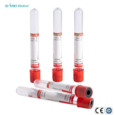 Tubo de la colección de la sangre del llano del vacío disponible