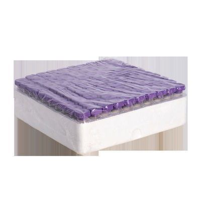 Casquillo de goma del EDTA K2 de la sangre de la colección de la lavanda capilar micro de los tubos