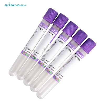 Recogida de sangre desechable Tubo EDTA K3 3-5ml Aprobado por CE