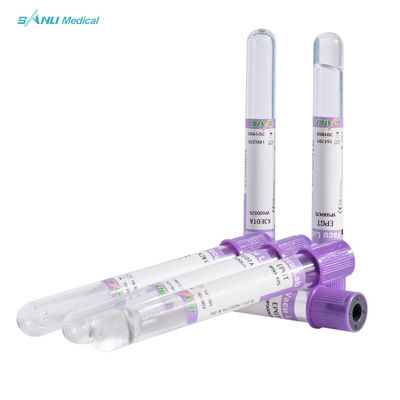 Recogida de sangre desechable Tubo EDTA K3 3-5ml Aprobado por CE