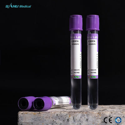 Tubos 2ml 3ml 4ml 100pcs Tray Packing de la colección de la sangre del vacío del EDTA K3