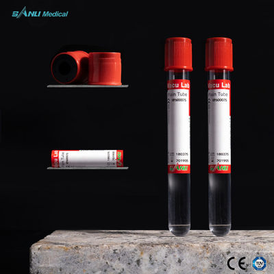 Tubo 2ml de la colección de la sangre del activador del coágulo del vacío para las pruebas bioquímicas