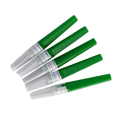 11/4” verdes del vacío del retroceso de las agujas de la colección de la sangre colorean 21G 0.8x31m m