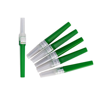 11/4” verdes del vacío del retroceso de las agujas de la colección de la sangre colorean 21G 0.8x31m m