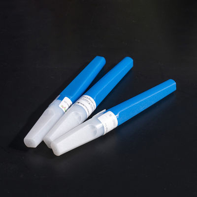 Las agujas de la colección de la sangre del retroceso limpian 23G con la aspiradora color del azul de 3/4&quot; de 0.6x19m m