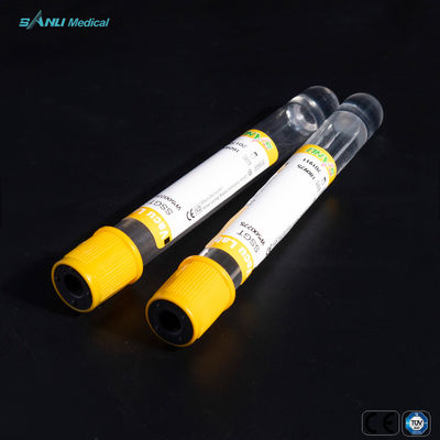 Colección disponible de la sangre del activador del coágulo del ANIMAL DOMÉSTICO con el gel 13x100m m