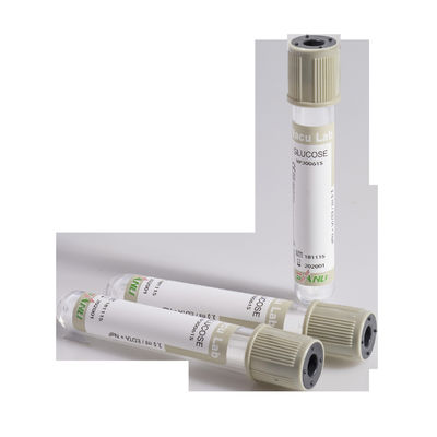 ANIMAL DOMÉSTICO Grey Top de la glucosa 3ml de los tubos de la colección de la sangre del vacío del fluoruro de sodio