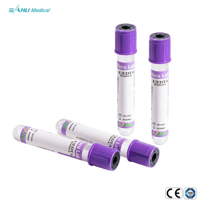 Lavanda aditiva de la sangre del CE de la colección del EDTA capilar de los tubos K2