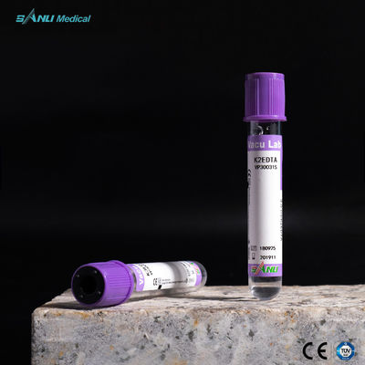 añadido plástico disponible del EDTA K2 de los tubos de la colección de la sangre con el GEL