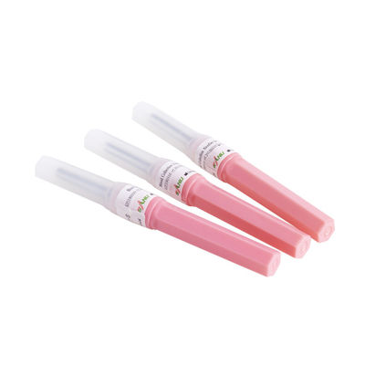 Agujas rosadas 11/2” 1.2x38m m de la colección de la sangre 18G no pirogénico