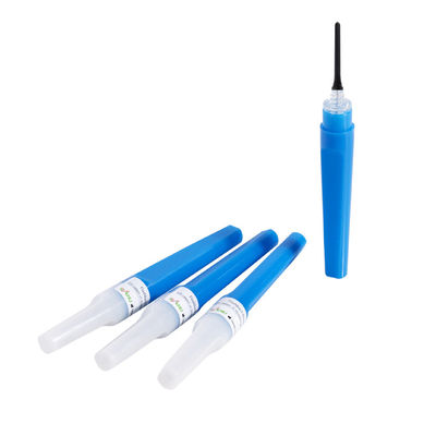 Aguja disponible azul múltiple de la colección de la sangre de la aguja 23G del retroceso