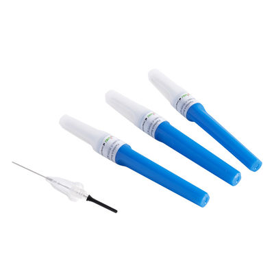 Aguja disponible azul múltiple de la colección de la sangre de la aguja 23G del retroceso