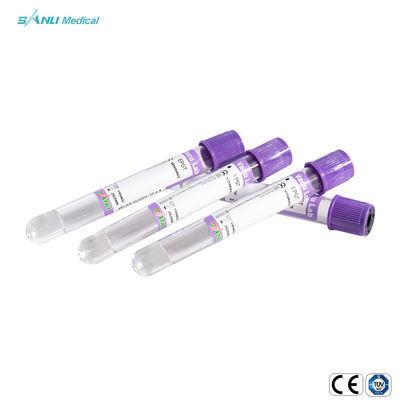 Tubos de cristal de la colección de la sangre del EDTA K2 con el gel 13x75m m para la hematología