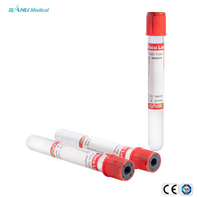 tubo del llano de la colección de la sangre del vacío de 13x100m m