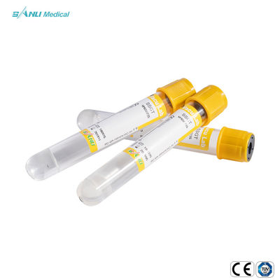 Tubos de cristal 8ml de la colección de la sangre de SSGT con el activador y el gel del coágulo