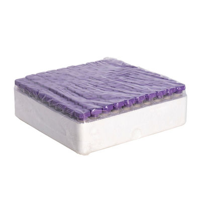 Casquillo de goma de la sangre del EDTA K2 de la colección de la lavanda capilar de los tubos ISO9001
