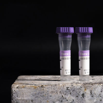 Tubo púrpura capilar micro de los tubos 0.2ml del EDTA del EDTA K3