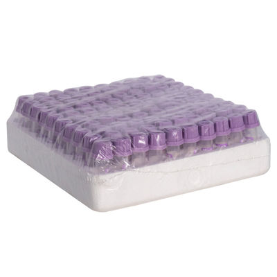 Lavanda aditiva de la sangre del CE de la colección del EDTA capilar de los tubos K2