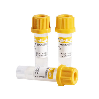 Tubo capilar del gel de los tubos micro plásticos de la colección con el activador del coágulo