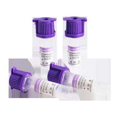 Tubos capilares del EDTA de la lavanda para el añadido del EDTA de la colección K3 de la sangre