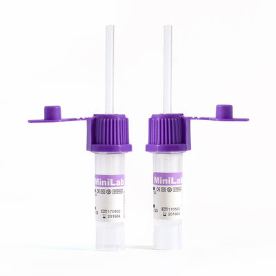 Tubos capilares del EDTA de la lavanda para el añadido del EDTA de la colección K3 de la sangre