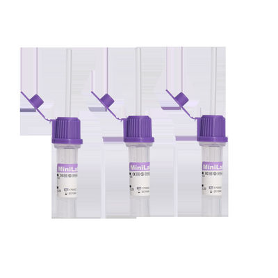 Tubos capilares del EDTA de la lavanda para el añadido del EDTA de la colección K3 de la sangre
