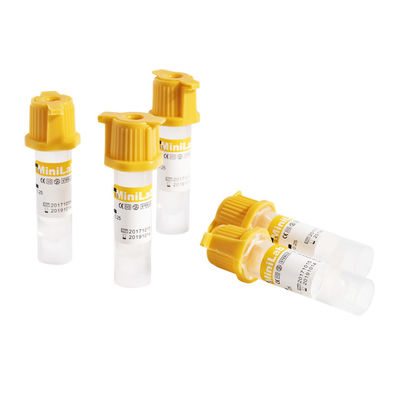 los tubos capilares de la colección de la sangre 0.5ml coagulan añadido del activador con el gel