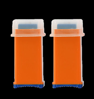 color anaranjado de la seguridad 21G de la presión única disponible de las lancetas 1.8m m