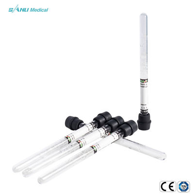 Vidrio del vacío del tubo 1.6ml de la colección de la sangre del ESR del citrato de sodio del CE 3,8% disponible