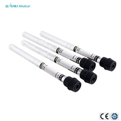 Vidrio del vacío del tubo 1.6ml de la colección de la sangre del ESR del citrato de sodio del CE 3,8% disponible