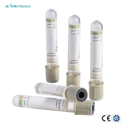 los tubos de cristal médicos ISO9001 disponible de la colección de la sangre de la glucosa 3ml aprobaron
