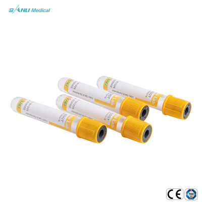 Tubo de cristal aditivo 5-9ml IVD 16x100m m de la colección de la sangre del vacío del coágulo SSGT del gel