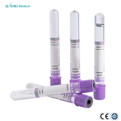 Material del ANIMAL DOMÉSTICO del EDTA 8ml 10ml del tubo de la colección de la sangre del vacío