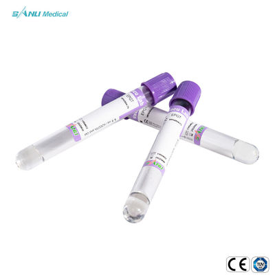 El tubo de vacío del EDTA ISO9001 2ml 3ml ACARICIA el material para el examen médico