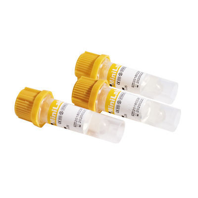 Tubo micro médico disponible 0.5ml ISO13485 8x45m m de la colección de la sangre