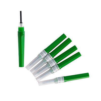 Aguja multi estéril disponible 22G de la colección de la sangre de la muestra color verde de 1 pulgada