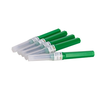 Aguja multi estéril disponible 22G de la colección de la sangre de la muestra color verde de 1 pulgada