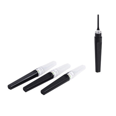 Una penetración más fácil del retroceso de la sangre de la colección del indicador negro disponible de la aguja 23G