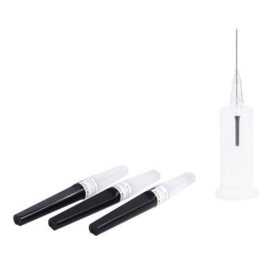 Una penetración más fácil del retroceso de la sangre de la colección del indicador negro disponible de la aguja 23G
