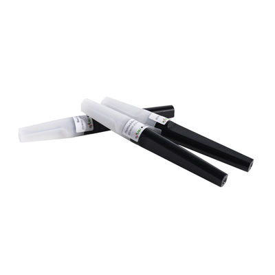 Una penetración más fácil del retroceso de la sangre de la colección del indicador negro disponible de la aguja 23G