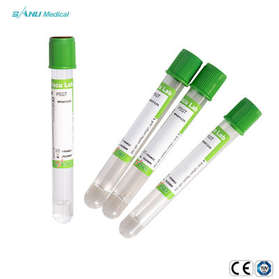 Tubos PSGT de la colección de la sangre del vacío del gel de la heparina del sodio/de la heparina del litio disponibles