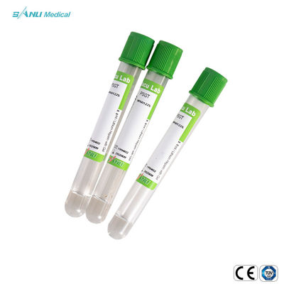 Tubos PSGT de la colección de la sangre del vacío del gel de la heparina del sodio/de la heparina del litio disponibles