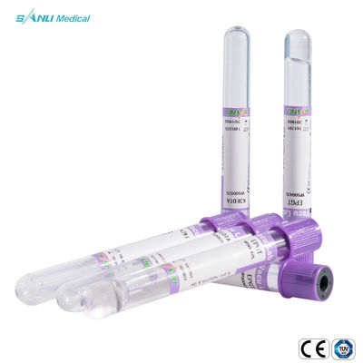 CE disponible del tubo de vacío del ANIMAL DOMÉSTICO del EDTA K2/K3 aprobado para el examen médico