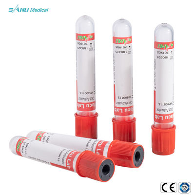 El Ce estéril disponible del vacío del activador del coágulo del tubo de ensayo rojo de la sangre aprobó